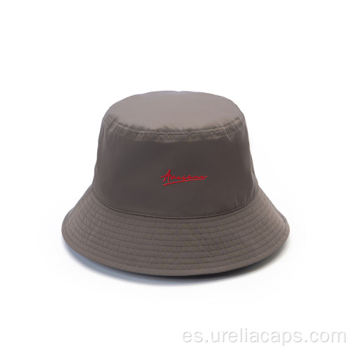 Sombrero de pesca de bordado plano